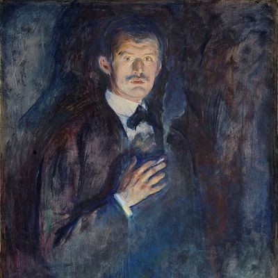 Porträt des Malers Edvard Munch, der Schrei eines Genies!