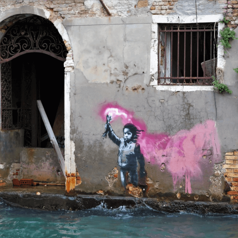 Banksy, alles über diesen engagierten Künstler 