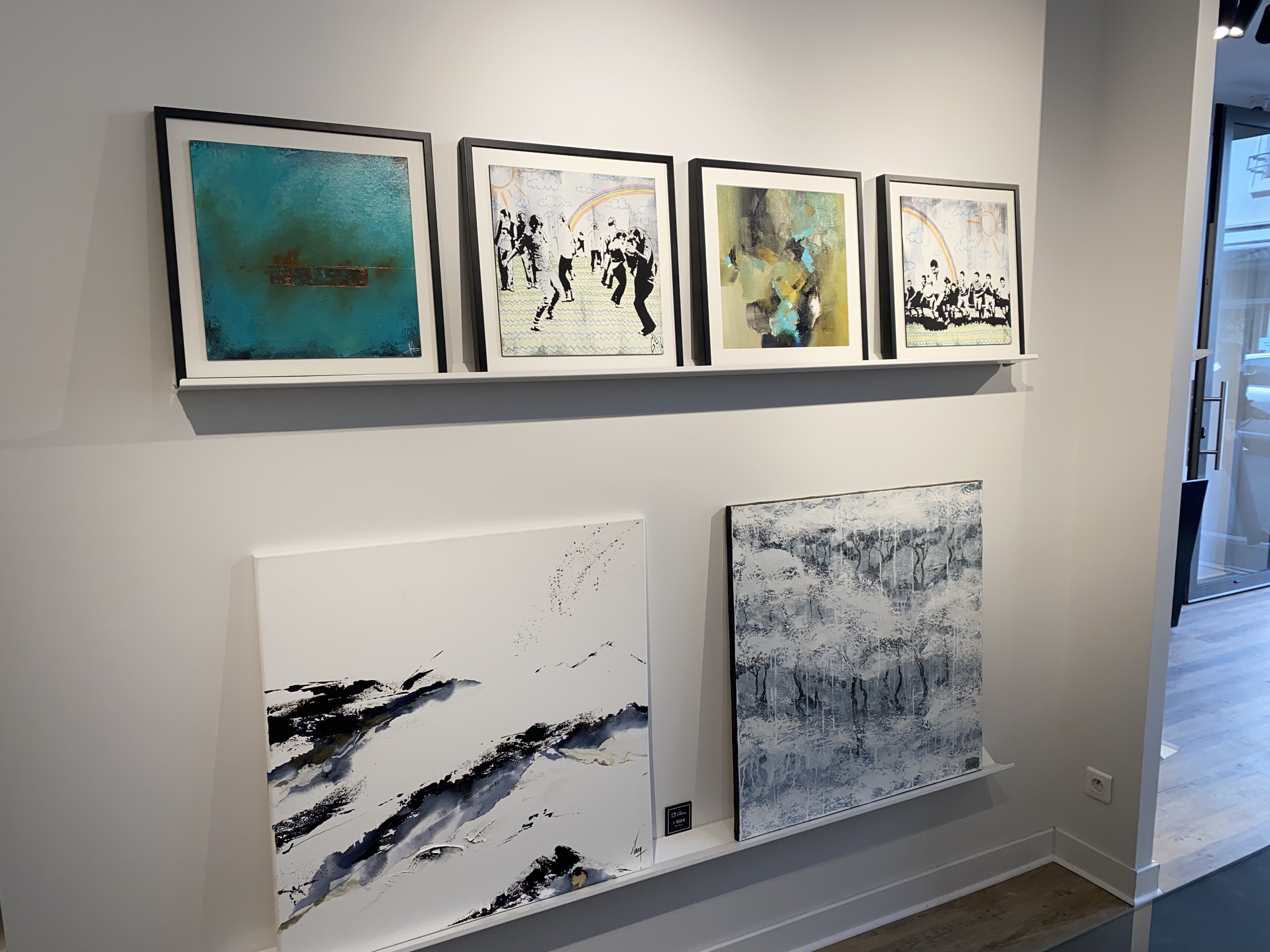 Carré d'Artistes tours intérieur composition