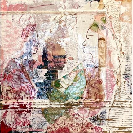 Peinture Mots piquants par Sablyne | Tableau Art Singulier Acrylique Portraits