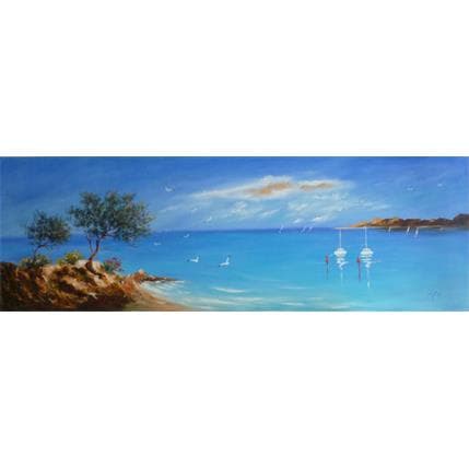 Peinture Bella Corsica par Lyn | Tableau Figuratif Huile Paysages