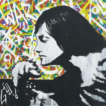 Peinture Dream about your smell par Di Vicino Gaudio Alessandro | Tableau Street Art Acrylique Scènes de vie