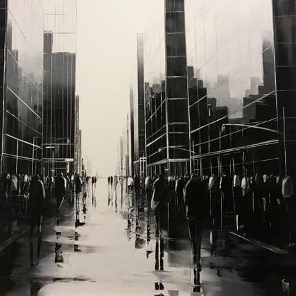 Peinture Nouvel horizon par Galloro Maurizio | Tableau Figuratif Huile Urbain