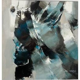 Gemälde Nocturnal Effect von Virgis | Gemälde Figurativ Öl Pop-Ikonen, Porträt