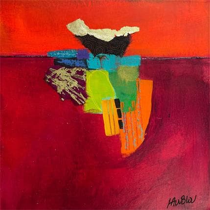 Pintura Sous la mer por Lau Blou | Pintura Abstract Acrylic Minimalist