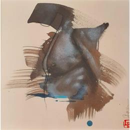 Peinture SCULPTURE 11 par Bergues Laurent | Tableau Figuratif Acrylique Nu