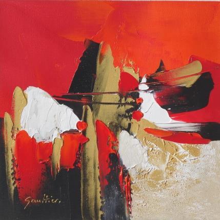 Peinture Composition 5 par Gaultier Dominique | Tableau Figuratif Huile Minimaliste