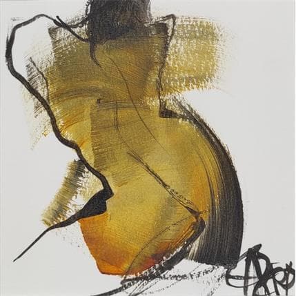 Peinture Tons chauds 3 par Chaperon Martine | Tableau Figuratif Acrylique Nu