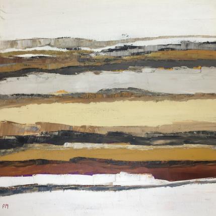 Peinture HIVERNALE 11 par Marteau Frederique | Tableau Abstrait Huile Paysages