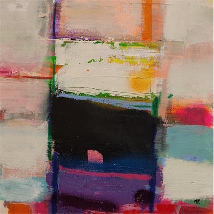 Peinture Yin Yang par Pedersen Morten | Tableau Abstrait Acrylique Minimaliste