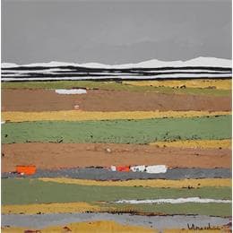 Pintura D 374 por Moracchini Laurence | Pintura Abstract Acrylic, Oil Landscapes, Pop icons