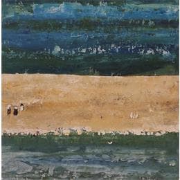 Pintura T 404 por Moracchini Laurence | Pintura Abstract Acrylic Landscapes, Marine