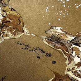 Painting C 998 by Naen | Painting Abstract Acrylic, Cardboard Minimalist