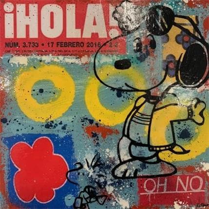 Painting Snoopy and Woodstock by Kikayou | Painting Pop-art Graffiti Pop icons