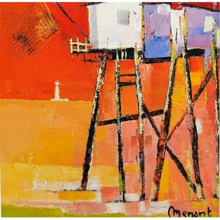Peinture Le phare par Menant Alain | Tableau Figuratif Acrylique, Huile icones Pop