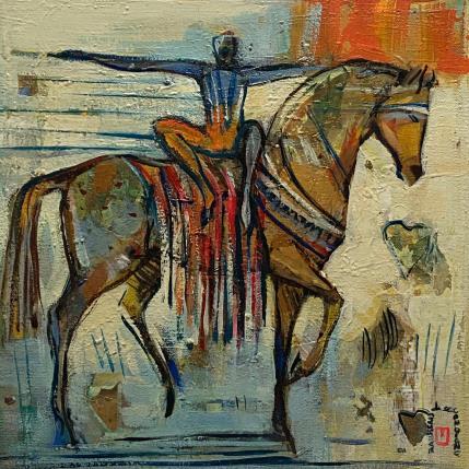 Peinture LA JOIE par Machi | Tableau Figuratif Acrylique, Huile Scènes de vie