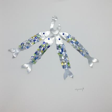 Peinture EJM 016 par Marjot Emily Jane  | Tableau Matiérisme Animaux