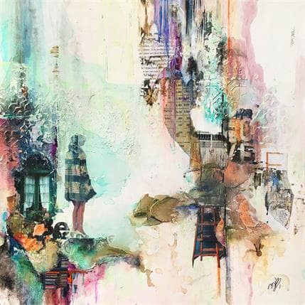 Peinture Be and enjoy par Bergeron Marie-Josée | Tableau Figuratif Acrylique, Huile scènes de vie