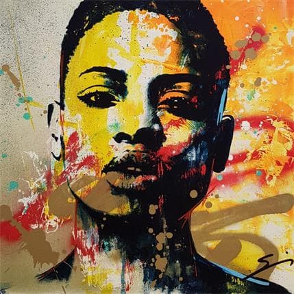 Peinture Kevin Zape par Mestres Sergi | Tableau Pop-art Graffiti Icones Pop