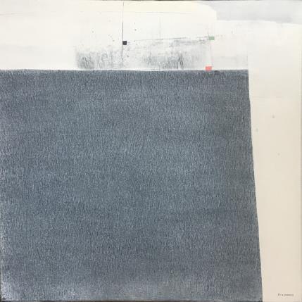 Peinture Plan en bleu composite par Reymann Daniel | Tableau Abstrait Acrylique Minimaliste