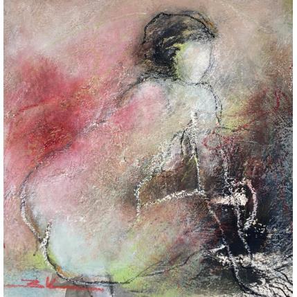 Peinture Le rôle du jour par Kerbastard Béatrice | Tableau Figuratif Acrylique Nu