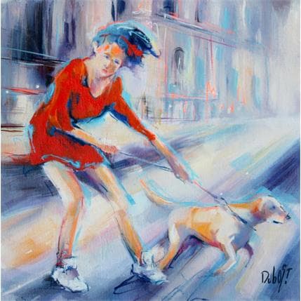 Peinture Education par Dubost | Tableau Figuratif Huile Animaux, Scènes de vie