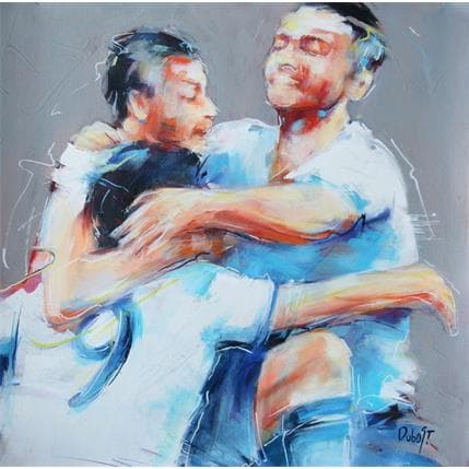 Peinture But par Dubost | Tableau Figuratif Huile Scènes de vie