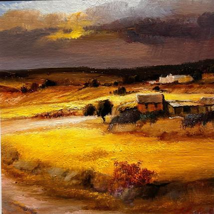 Peinture Campos al estio par Cabello Ruiz Jose | Tableau Figuratif Huile Icones Pop