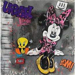 Pintura Mimi por Molla Nathalie  | Pintura Pop-art Acrylic Pop icons