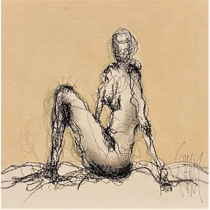 Peinture Sans titre par Sahuc François | Tableau Figuratif Acrylique Nu