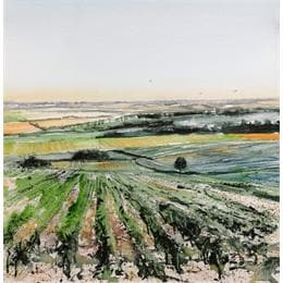 Painting Troyes 32 by Hoffmann Elisabeth | Painting Figurative Watercolor Landscapes