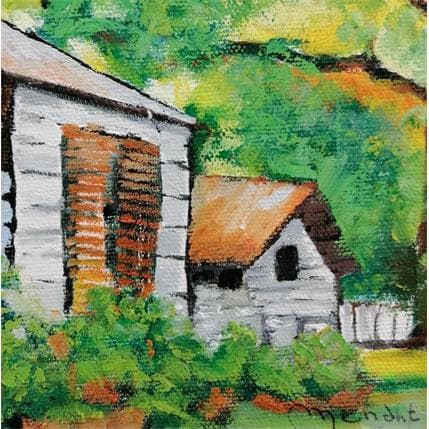 Peinture Rue Lamartine Nouméa par Menant Alain | Tableau  Acrylique