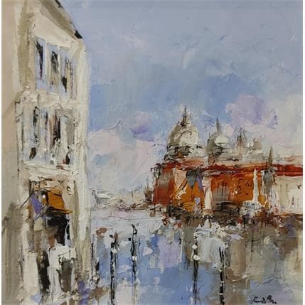 Gemälde Sotto il cielo di Venezia 1 von Poumelin Richard | Gemälde Figurativ Öl Pop-Ikonen