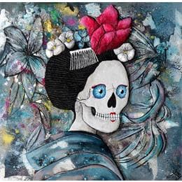 Peinture Beauté Geisha par Geiry | Tableau Art Singulier