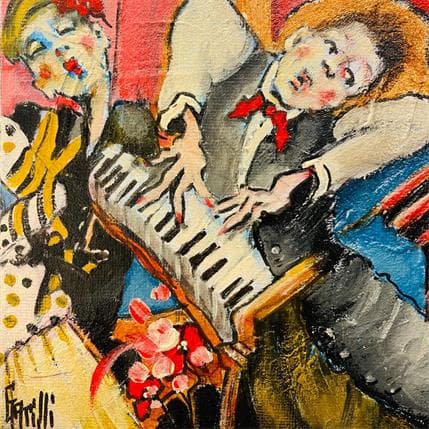 Painting La groupie du pianiste by Garilli Nicole | Painting