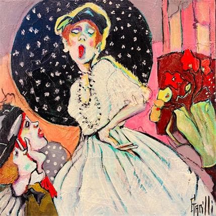 Peinture Délicieuse Melle par Garilli Nicole | Tableau