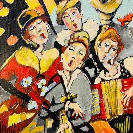 Peinture Smart fanfare par Garilli Nicole | Tableau