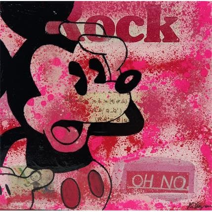 Painting Mickey Oh no by Kikayou | Painting Pop-art Graffiti Pop icons