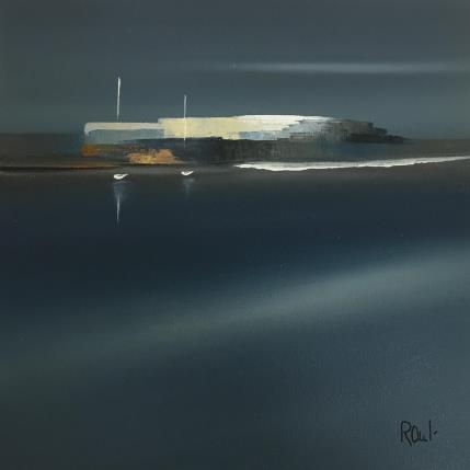 Peinture Émotions marines 33 par Roussel Marie-Ange et Fanny | Tableau  Huile