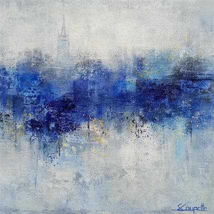 Peinture CRYSTAL par Coupette Steffi | Tableau Abstrait Acrylique Urbain