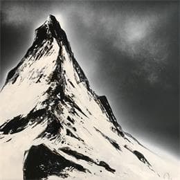 Painting Cervin by Rey Julien | Painting Figurative Acrylic Landscapes