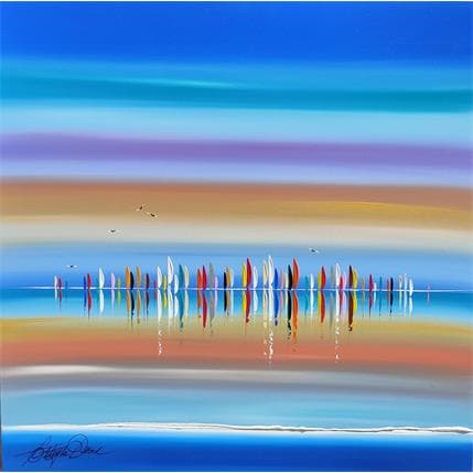 Peinture Couleurs Intenses par Fonteyne David | Tableau Figuratif Acrylique, Huile Marine