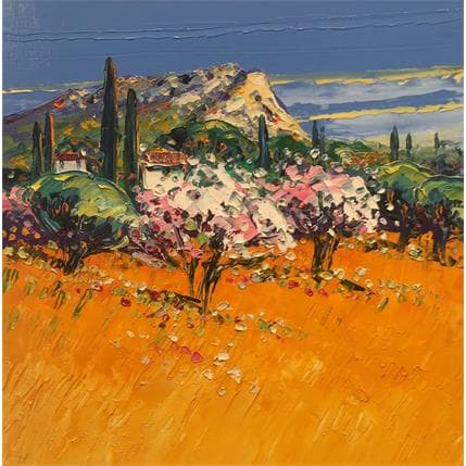 Painting Quelle belle journée! by Corbière Liisa | Painting Figurative Oil Landscapes