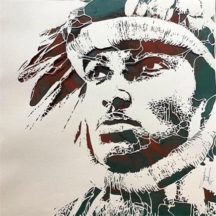 Peinture Liberty par Louafi Valentine | Tableau Figuratif Portraits