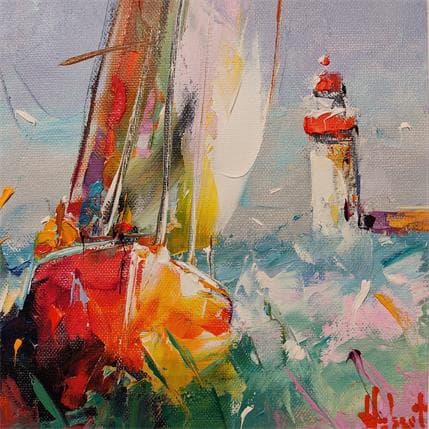 Peinture Erquy par Hébert Franck | Tableau Figuratif Huile Marine, Paysages