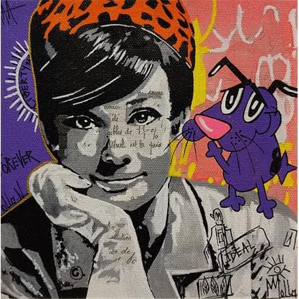 Painting Audrey by Molla Nathalie  | Painting Figurative Pop icons