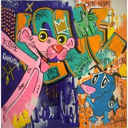 Pintura Love por Molla Nathalie  | Pintura Pop-art Pop icons