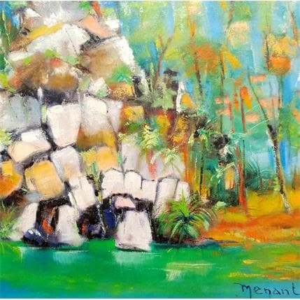 Peinture Rivière de la Dumbéa NC par Menant Alain | Tableau  Acrylique