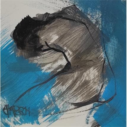 Painting Lagon 1 by Chaperon Martine | Painting Figurative Acrylic Nude