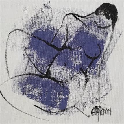 Painting Joyeuse 2 by Chaperon Martine | Painting Figurative Acrylic Nude, Pop icons